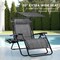 Best Choice Products 30” Extra Wide Folding Zero Gravity Patio Lounge Chair w/Adjustable Canopy Shade